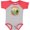Baseball Heather and Red, variant on Inktastic Yellowstone National Park Vintage Design Boys or Girls Baby Bodysuit