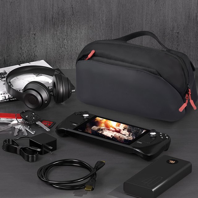 Bolsa De Almacenamiento Para Consola De Juegos Bolsa De Almacenamiento Impermeable Para Consola De Juegos Oxford 900D De Gran Capacidad Para Asus Rog Ally Kuymtek Para estrenar