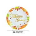 thumbnail image 3 of HomeKingdee Thanksgiving Oval Plates,Disposable Dinner Plates Give Thanks Party Platters Thanksgiving Dinnerware, Autumn Fall Harvest Decor Event Supplies, 3 of 6