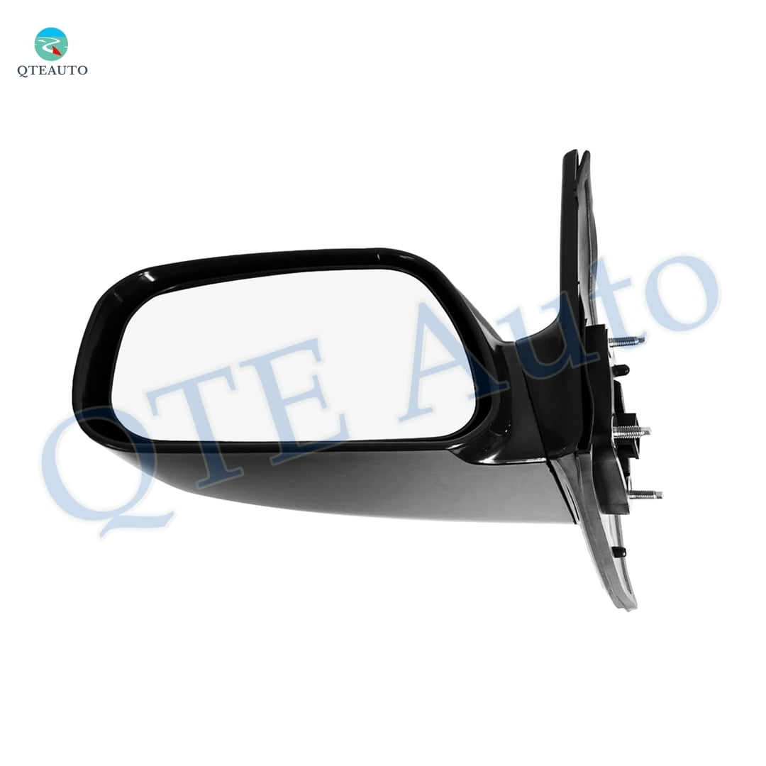 Left Driver Side Power Heated Nonfolding Usa Built View Mirror Chrome/Flat Black Smooth 5H5P For 2002-2006 Toyota Camry