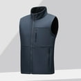 thumbnail image 2 of Yindaity Men's Causal Lightweight Outdoor Vest Fishing Travel Photo Safari Vest Dark Gray,L, 2 of 4