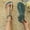 Green, variant on Plus Size Women's Casual Thong Flat Sandals, Round Open Toe Solid Tone, Back Elastic Strap, Comfy Indoor Outdoor Footwear Green 36