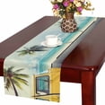 thumbnail image 1 of MKHERT Vintage Car with A Surfboard On Tropical Beach Table Runner Home Decor for Kitchen Dining Wedding Party 16x72 Inch, 1 of 2