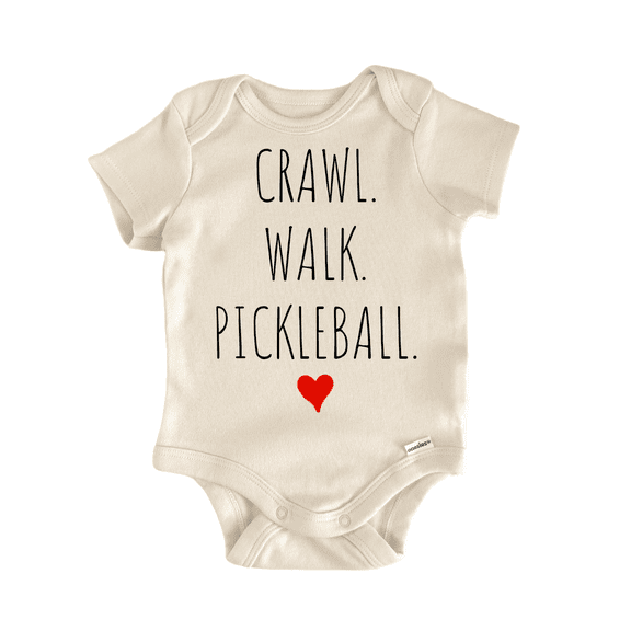 Pickleball Newborn Baby Bodysuit