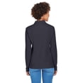 thumbnail image 2 of Devon & Jones D110W Women's Pima Piqué Long Sleeve Polo-Navy-2XL, 2 of 3