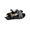 thumbnail image 1 of LUXUR Ladies Flats Strappy Shoes Rhinestone Sandals Lightweight Gladiator Women Black 11, 1 of 2