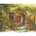 thumbnail image 2 of Messely, Johan 18x15 Gold Ornate Wood Framed with Double Matting Museum Art Print Titled - Au Bistrot de Marie, 2 of 4