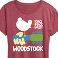 thumbnail image 3 of Woodstock - Guitar - 3 Days of Peace & Music - Women's Short Sleeve Graphic T-Shirt, 3 of 5
