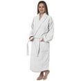 thumbnail image 2 of Womens 100% Cotton Shawl Collar Robe Terry Cloth Bathrobe Available In Plus Size, 2 of 2