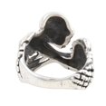 thumbnail image 4 of NOVICA Sterling silver cocktail ring, 'Skeleton Embrace', 4 of 6