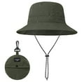 thumbnail image 5 of SSKFHGI Dark Gray M Summer Quick-Drying Waterproof Fisherman Hat With Storage Sun Protection Basin Hat For Men And Women Thin Outdoor Cycling Foldable Sun Hat, 5 of 8