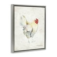 thumbnail image 4 of Stupell Industries Chicken with Speckled Paint Animals & Insects Painting Gray Floater Framed Canvas Art Print Wall Art, 25 x 31, 4 of 10