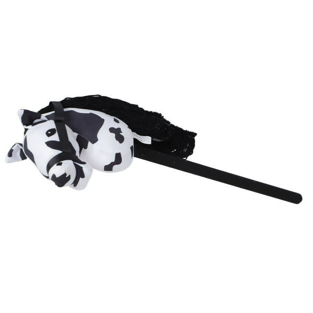 Jouet en Peluche Cheval Bâton, Cheval Bâton en Peluche Design Réaliste avec Son 70cm Design Réaliste Tête Douce pour Petits Aventuriers