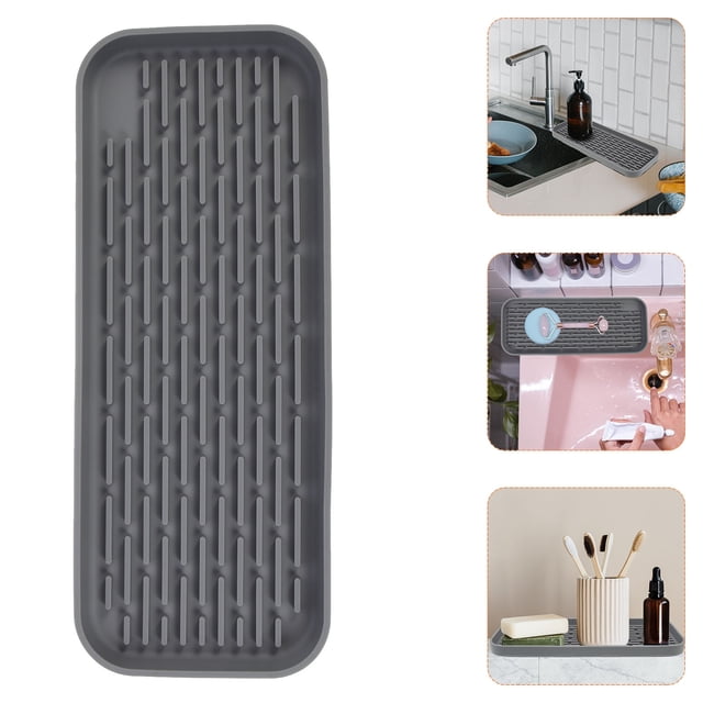 Milisten Tapete Secaplatos De Silicona Para Cocina Con Y Superficie Suave