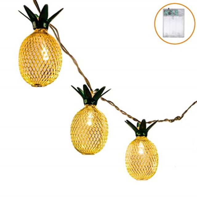Pineapple LED String Light Lantern Party Wedding Decor Waterproof Outdoor Lamps 