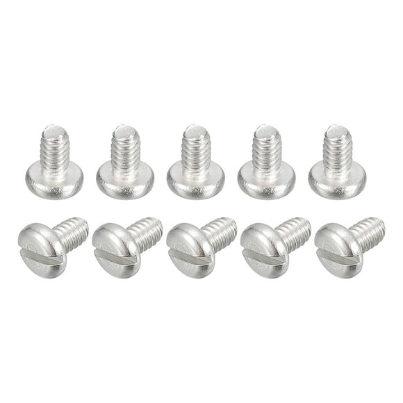 304 Inoxidable Acero Máquina Tornillos, 50uds M2x3mm Ranurada Transmisión Unión Cabeza Tornillo Pernos
