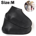 thumbnail image 1 of Dinheiro Fundas impermeables para zapatos Fundas de silicona para zapatos de lluvia Fundas protectoras de zapatos de goma para hombres, mujeres y niños, 1 of 8