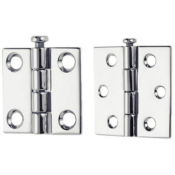 Perko 0952DP2CHR hinge butt 1-1/2in x 1-1/2in 1