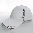 thumbnail image 4 of Baseball Cap Outdoor Iron Ring Caps Cotton Snapback Casual Adjustable Dad Hat Hip Hop Hats, 4 of 8