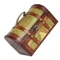 thumbnail image 6 of Raindrops Antique Treasure Chest for Storage Made of Timber Brown Color Adds to Home Decor Perfect for Living Rooms 12.5x8.5x6 Inches, 6 of 8