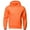Orange, variant on lmcalzta Hoodies For Men Fleece Lined Drawstring Sweatshirts With Pockets Fall Winter Warm Solid Color Casual Workout Pullovers