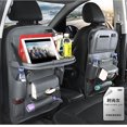 thumbnail image 2 of Car Seat Back Storage Organizer Bag Multifunction Small Table Storage Stowing Tidying Pocket Universal Leather Car Hanging Bag, 2 of 5