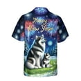 thumbnail image 2 of Happy New Year Alaskan Malamute Family Cheer Winter Midnight Firework Hawaiian Shirt Breathable Summer Unisex Merch Alaska Mal Dog Lovers Gifts - 02025, 2 of 6