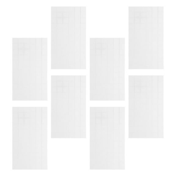 MLINS White Foam Squares with Double Sided Adhesive for DIY Crafts and Decoration Lightweight and 8 Sheets