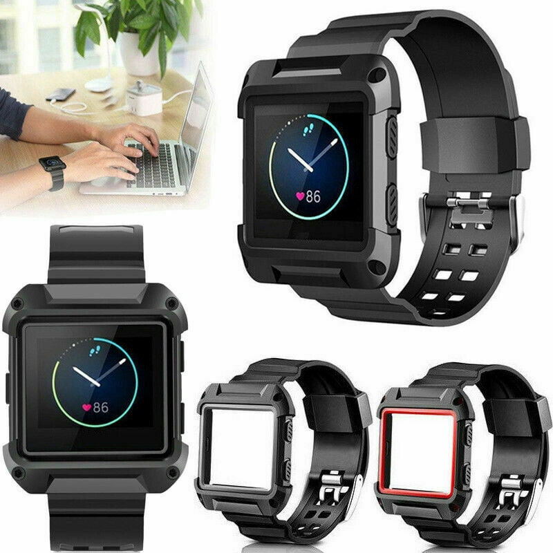 Replacement TPE Rubber Band Strap Wristband Bracelet For Fitbit Blaze L/S New 