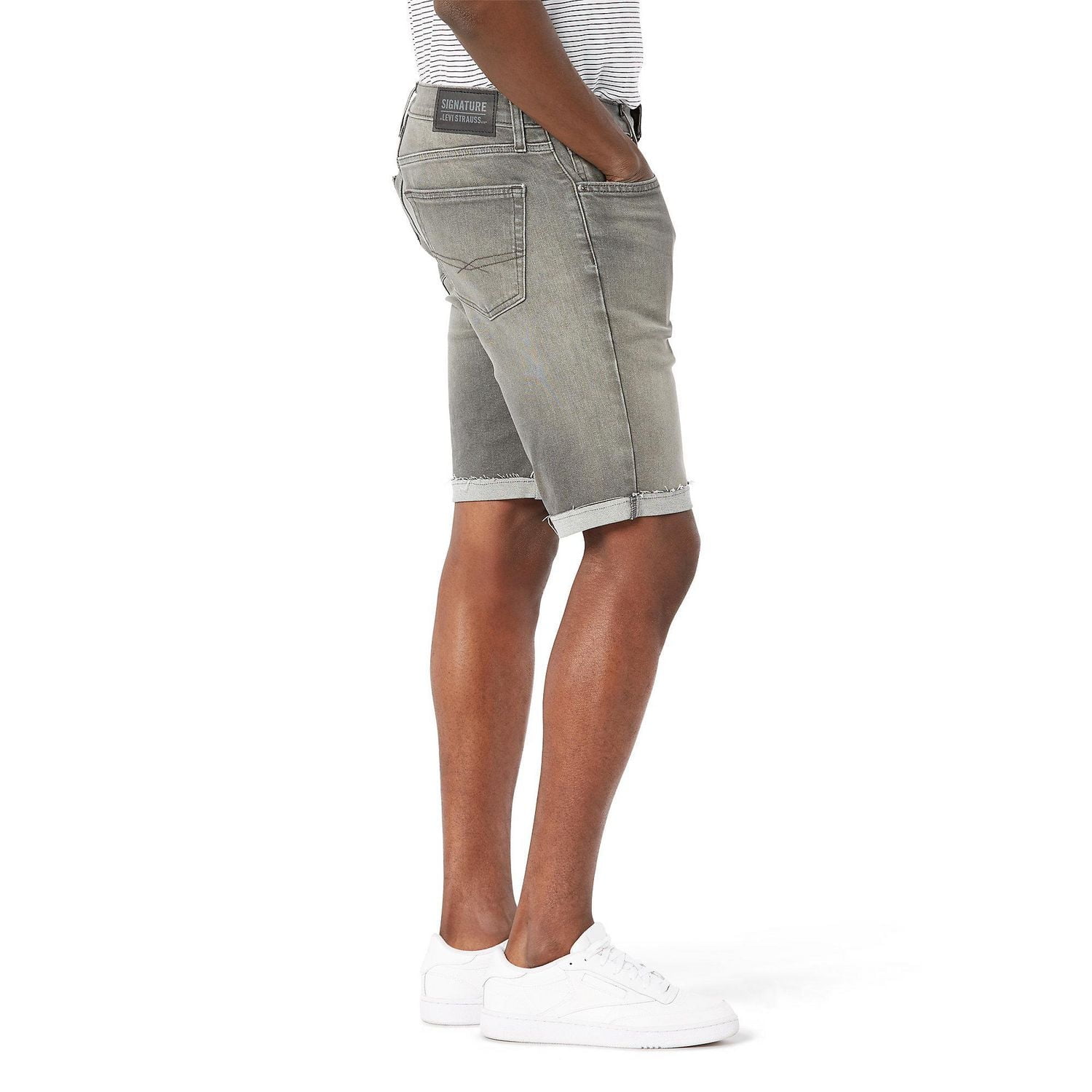Levi Strauss Signature Men's Slim Fit Cuffed Shorts