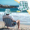 thumbnail image 2 of Fiudx Sombrero Parasol, Sombrero de Pescador Multicolor, Sombrero para El Sol para Viajes de Verano, Sombrero para Acampar En La Playa, Ropa Urbana para Exteriores, Protección Solar, Material Transpi, 2 of 6