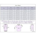 thumbnail image 5 of VBARHMQRT Spring Cute Long Sleeve Tops for Women Women's Vintage Print Blouses Oversized Fashion Loose Short Sleeve Tops Ladies T Shirts Womens V Neck T Shirts Loose Fit Light Weight Long Sleeve, 5 of 5