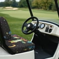 thumbnail image 4 of Psesaysky Cute Frog Print Golf Cart Seat Covers and Backrest Cover, Mushroom Moon Night Universal Club Car Seat Covers for Ezgo Seats Golf Carts, Breathable Bench Cushion Cover, 4 of 8