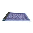 thumbnail image 2 of Ahgly Company Indoor Rectangle Abstract Blue Contemporary Area Rugs, 2' x 3', 2 of 4