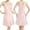Pink, variant on Rigardu Hot Sale!! Nightgowns for Women 2025 New Women's Summer V Neck Strap Thin Slim Fit Solid Color Hanging Dress Black L