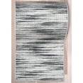 thumbnail image 4 of Well Woven Custom Size Runner - 27" x 65' Runner - Holden Modern Grey - Abstract Geometric Stripes, 4 of 6