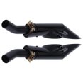 thumbnail image 1 of Exhaust Tail Tube, Durable  Dual Outlet Easy Installation Exhaust Mid Pipe  For Motorbike, 1 of 8
