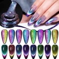 thumbnail image 1 of 8Pcs Rainbow Cat Magnetic Nail Gel Y2K Holographic Glitter, 1 of 5