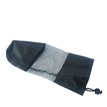 GOOHOCHY 3 Pcs Yoga Column Net Package Foam Roller Carry Bag Mesh Bags Sports Backpack Black