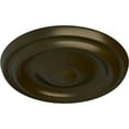 thumbnail image 3 of Ekena Millwork 9 5/8"OD x 1 1/8"P Maria Ceiling Medallion (Fits Canopies up to 1 3/4"), Hand-Painted Green Gold, 3 of 6