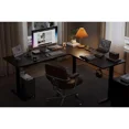 thumbnail image 4 of 63x55 inch L-Shaped Height Adjustable Standing Desk Electric Corner Table With Free Large Mouse Pad For Home Office Gaming（Black）, 4 of 9