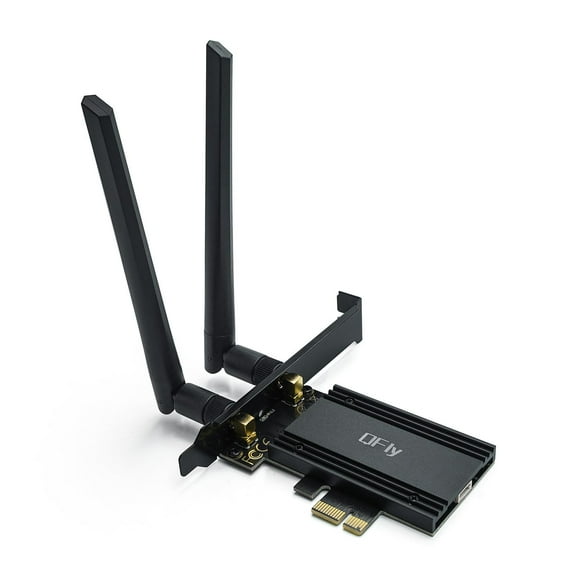 Tarjeta WiFi 6E QFly AX210 5400 Mbps para juegos de PC con Bluetooth