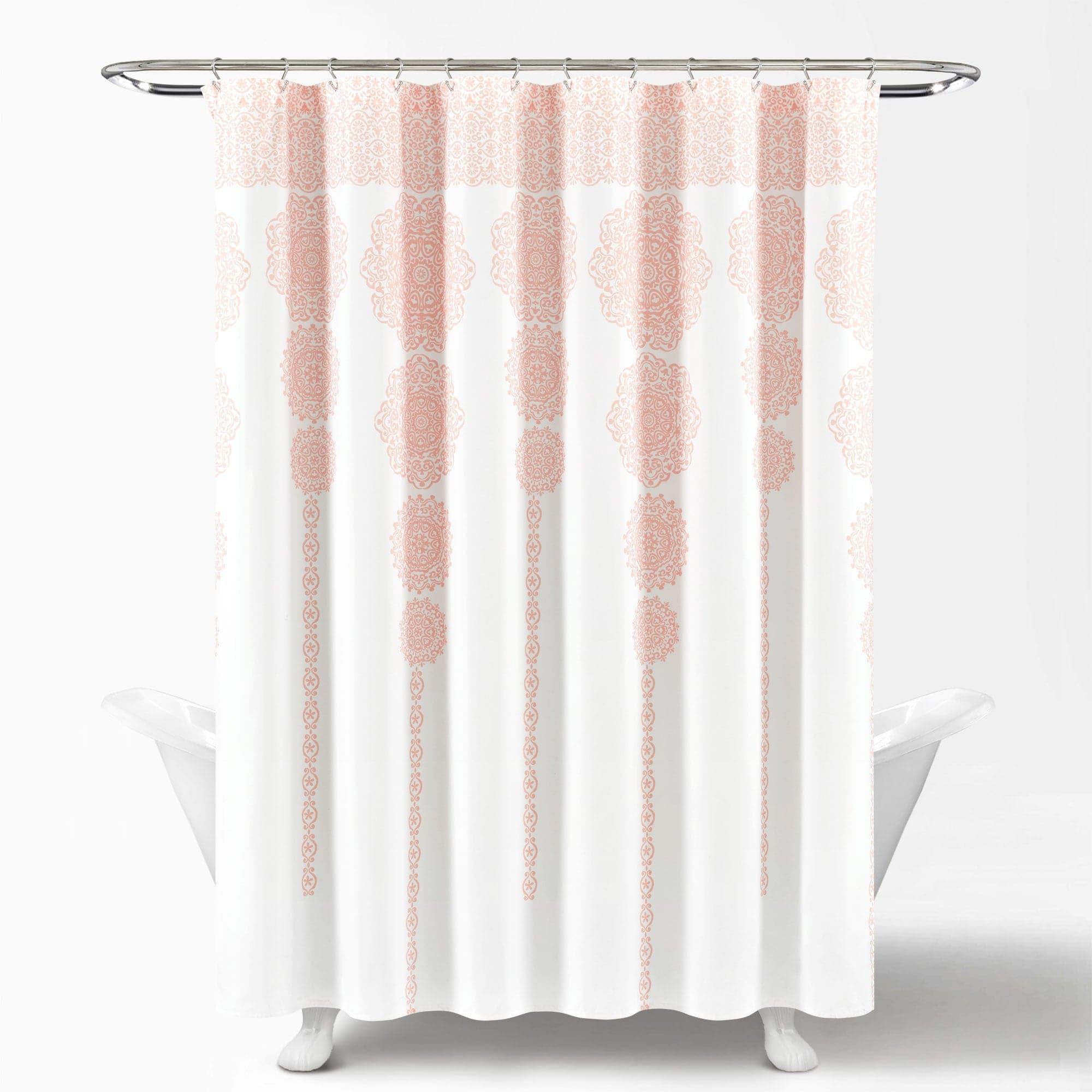 Stripe Medallion 72"X72" Shower Curtain
