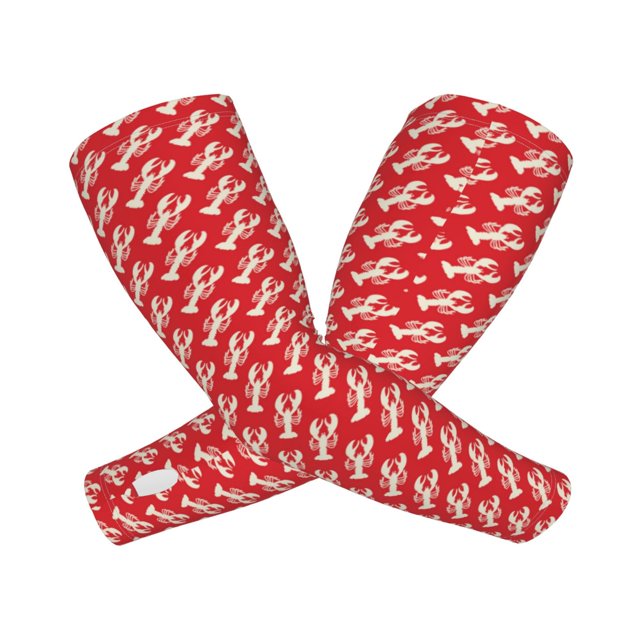 Fotbe Retro Lobsters Mangas para Brazos con Protección Solar UV- Cubrebrazos para Tatuajes – Mangas Deportivas Refrigerantes UPF 50 para Hombre y Mujer