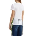 thumbnail image 3 of Naloa 1Pack Adjustable Bib Apron Waterdrop Resistant Cooking Kitchen Aprons for Women Men Chef, Happy Fruit Print, 3 of 5