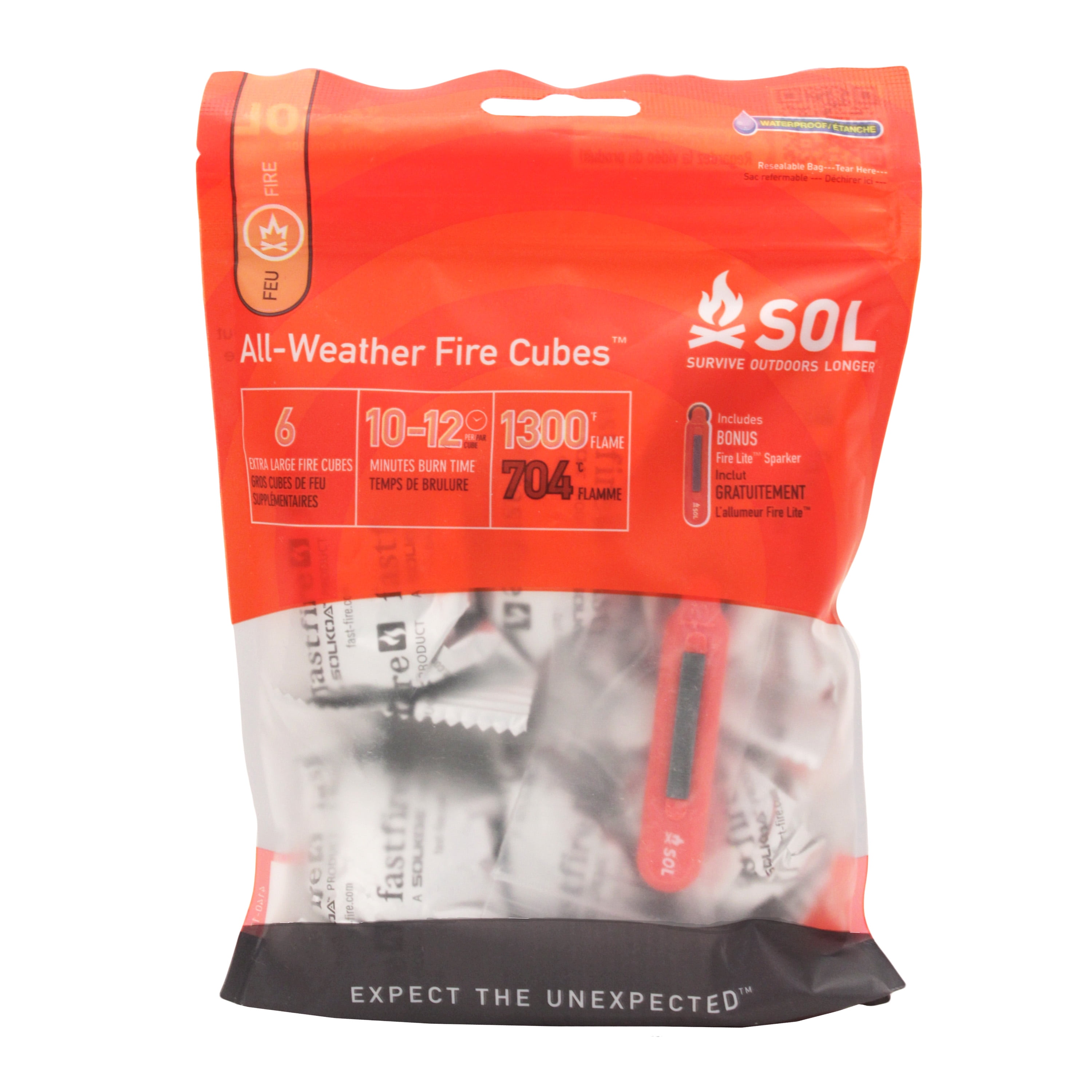 Adventure Medical Kits Sol Fire Cubes W/Striker