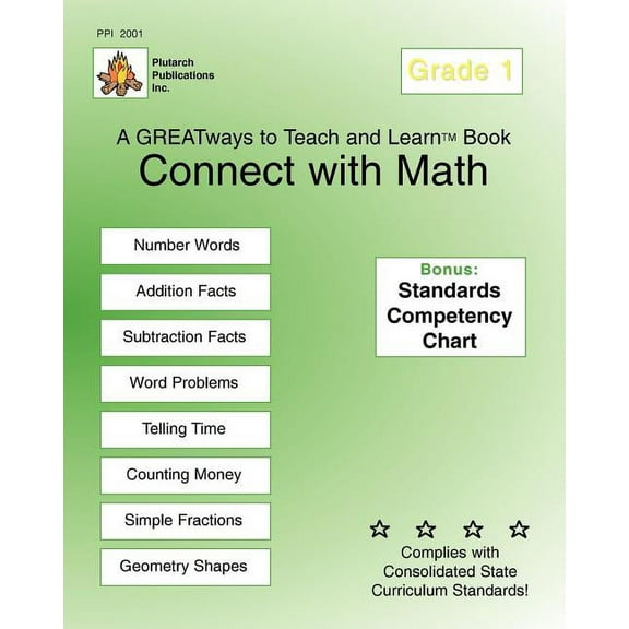 Connect With Math Grade 1: Greatways To Teach And Learn, (Paperback)