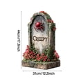 thumbnail image 5 of ZJNGJC Ombstone Halloween Yard Signs Outdoor Scary for Garden Cemetery Party Prop A, 5 of 9