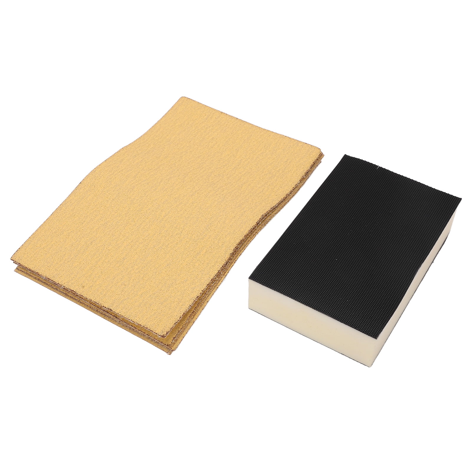 Sanding Block Set, Soft Glue Sticker Sanding Block And Sandpaper