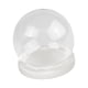 thumbnail image 4 of Cúpula de cristal para exhibición, tarro de bola con base de madera, caja de globo de cristal vacía para Base plana blanca, 4 of 8